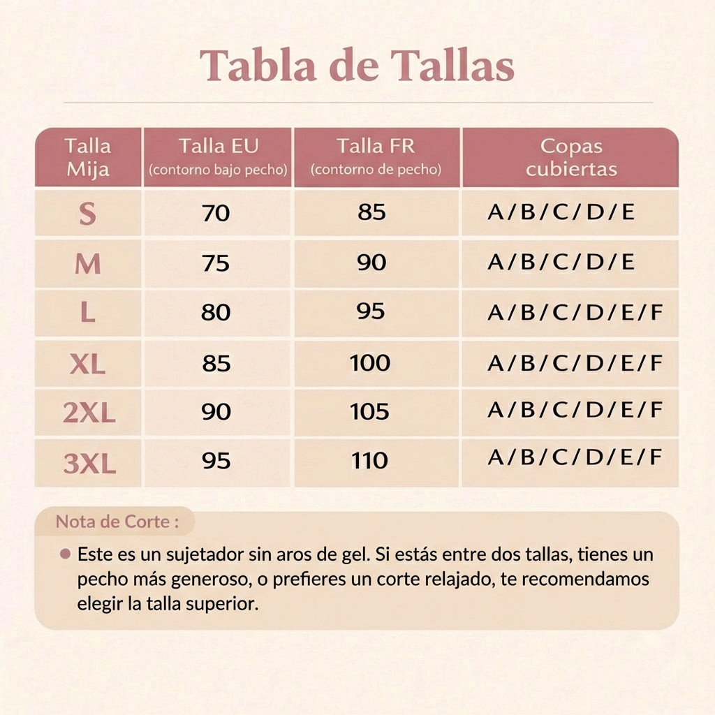 Sujetador Segunda Piel Mija