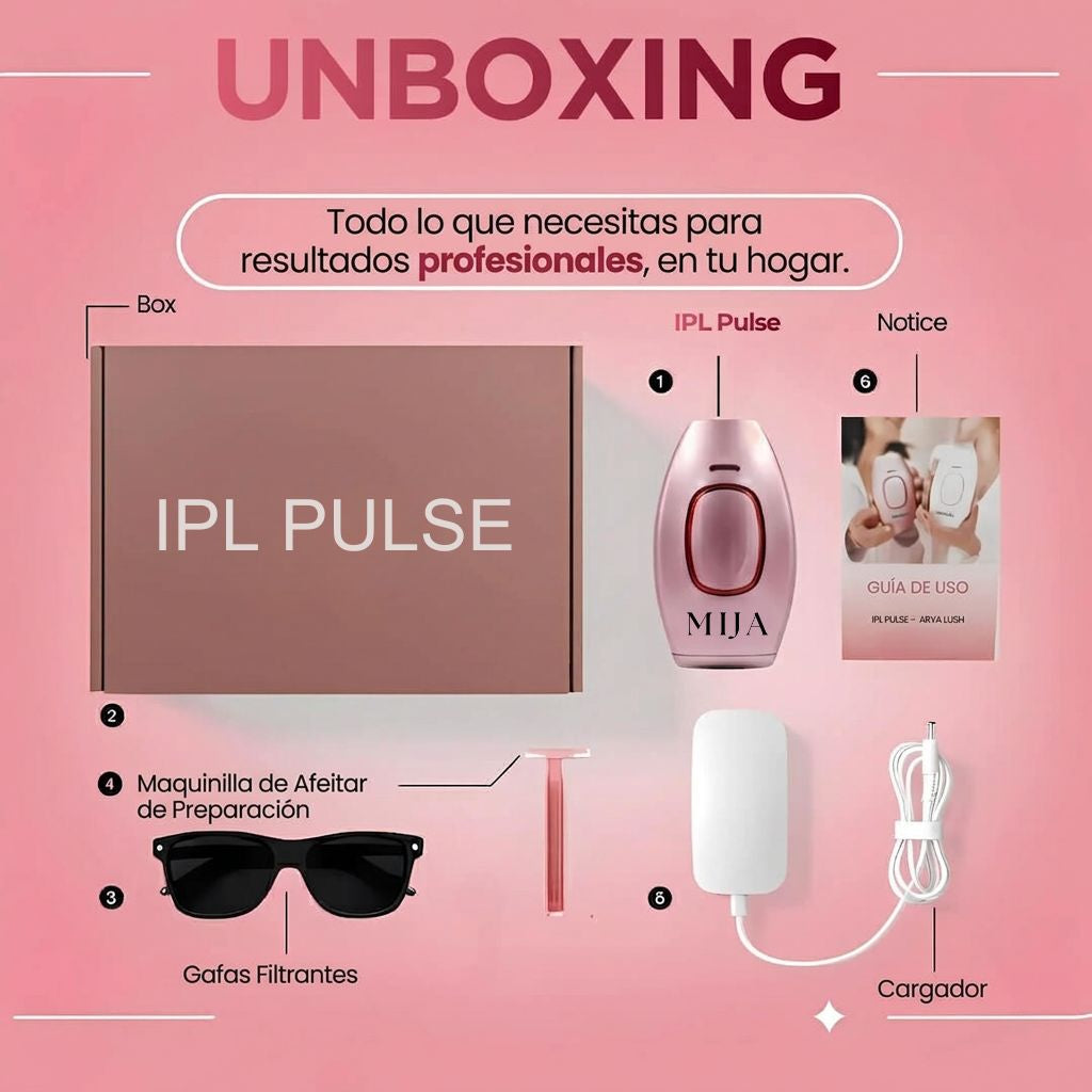 IPL Pulse • Depiladora de Luz Pulsada