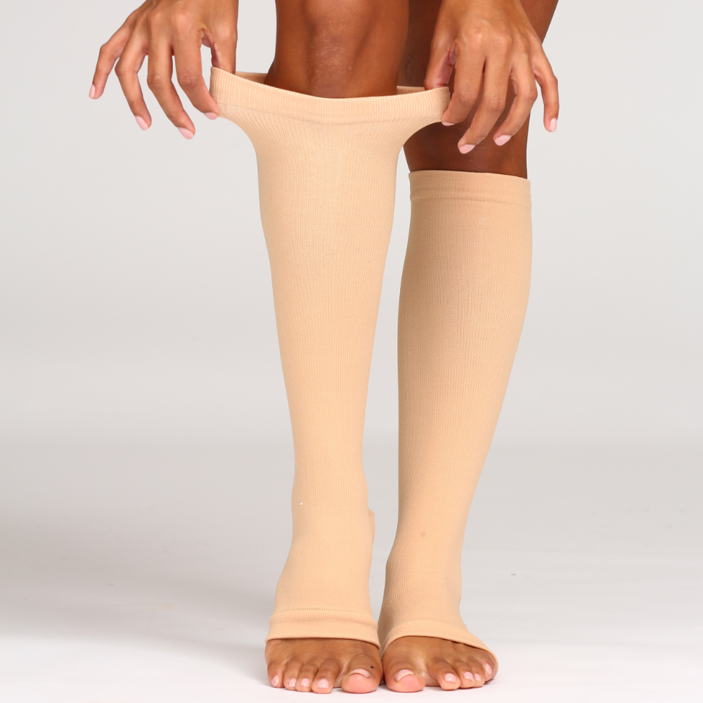 Calcetines de Compresión Mija™ Talla Ancha (Punta Abierta)